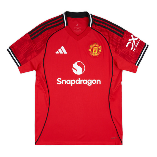 Manchester United 2025-26 Home Jersey - Short Sleeves