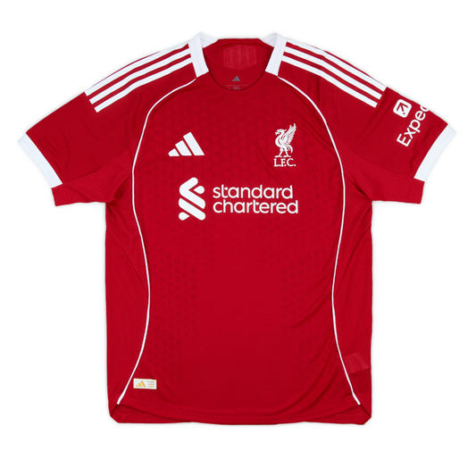 Liverpool United 2025-26 Authentic Home Jersey - Short Sleeves