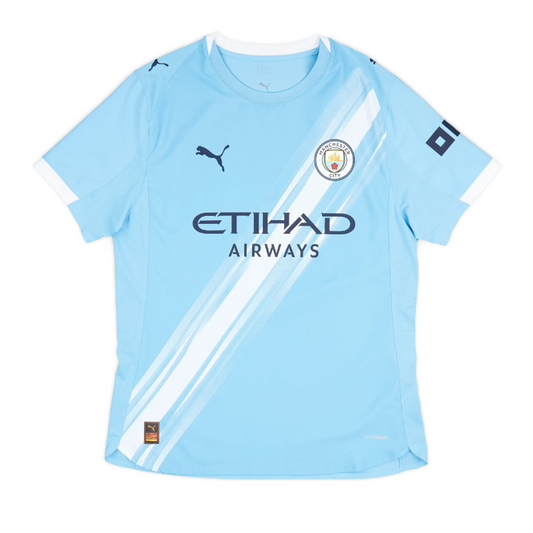 Manchester City 2025-26 Authentic Home Jersey - Short Sleeves