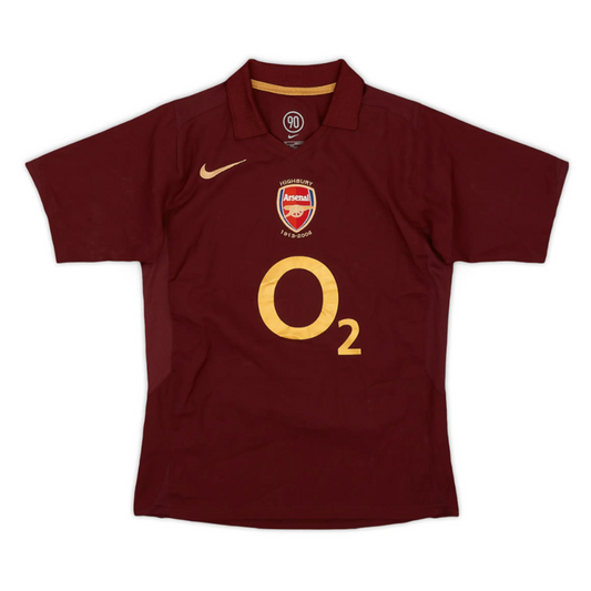 Arsenal 2005-06 Home Retro Jersey - Short Sleeves