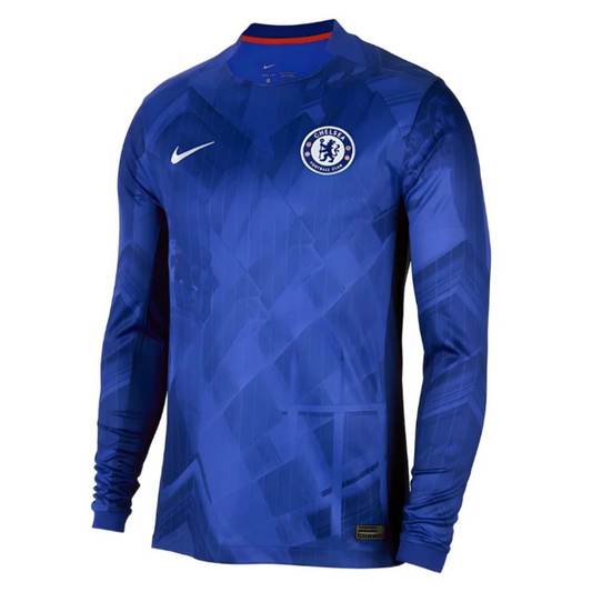 Chelsea 2025-26 Authentic Home Jersey - Long Sleeves